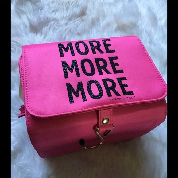 NWT Victoria's Secret Train Case MORE Pink Bag - Picture 5 of 10